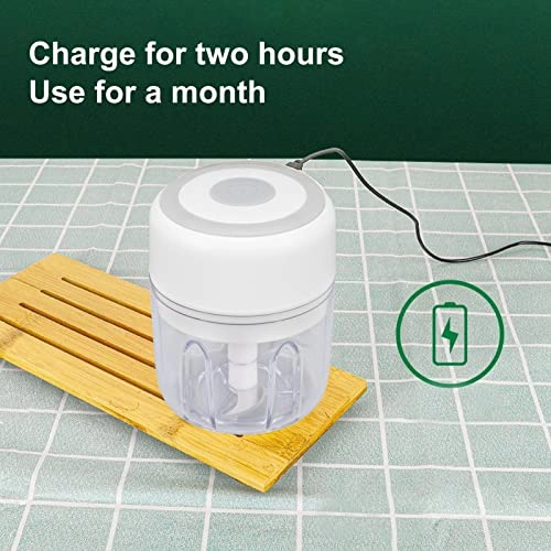 Electric Garlic Chopper - 260ml Li Battery
