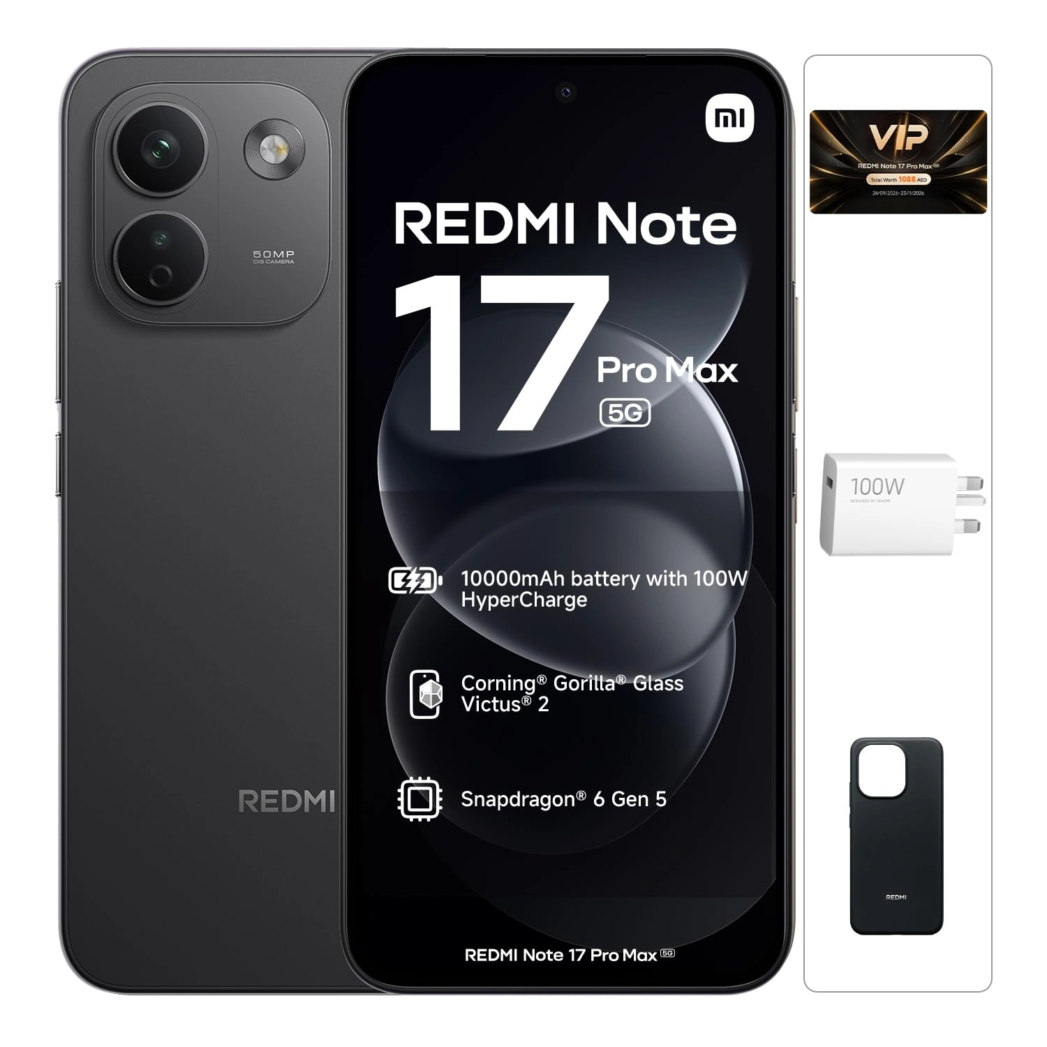Note 17 pro max 8GB 512GB + Headphones
