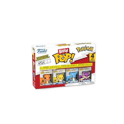 FUNKO Charmander + Jolteon + Lapras + Rattata - Pokemon