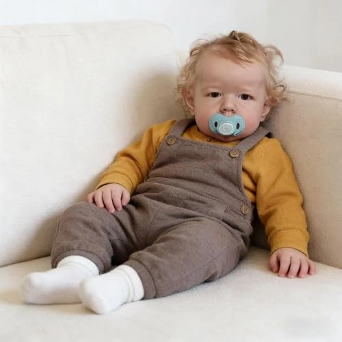 Liam Reborn Baby Doll - 20 inch Vinyl Boy Blonde Hair Ages 3+