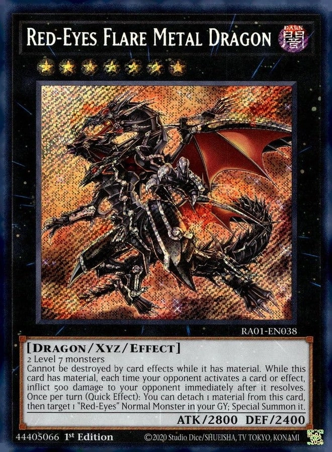 Yu-Gi-Oh! Red-Eyes Flare Metal Dragon - RA01-EN038 - 1st Edition