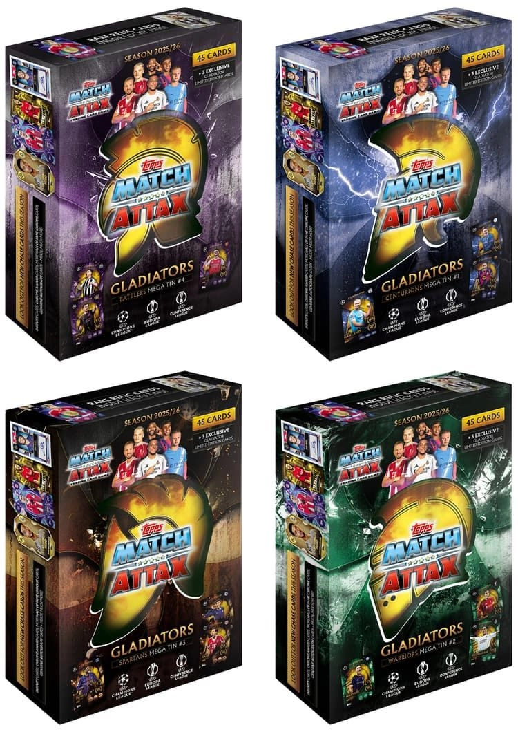 Match Attax 2025/26 - Mega Tin - 45pcs