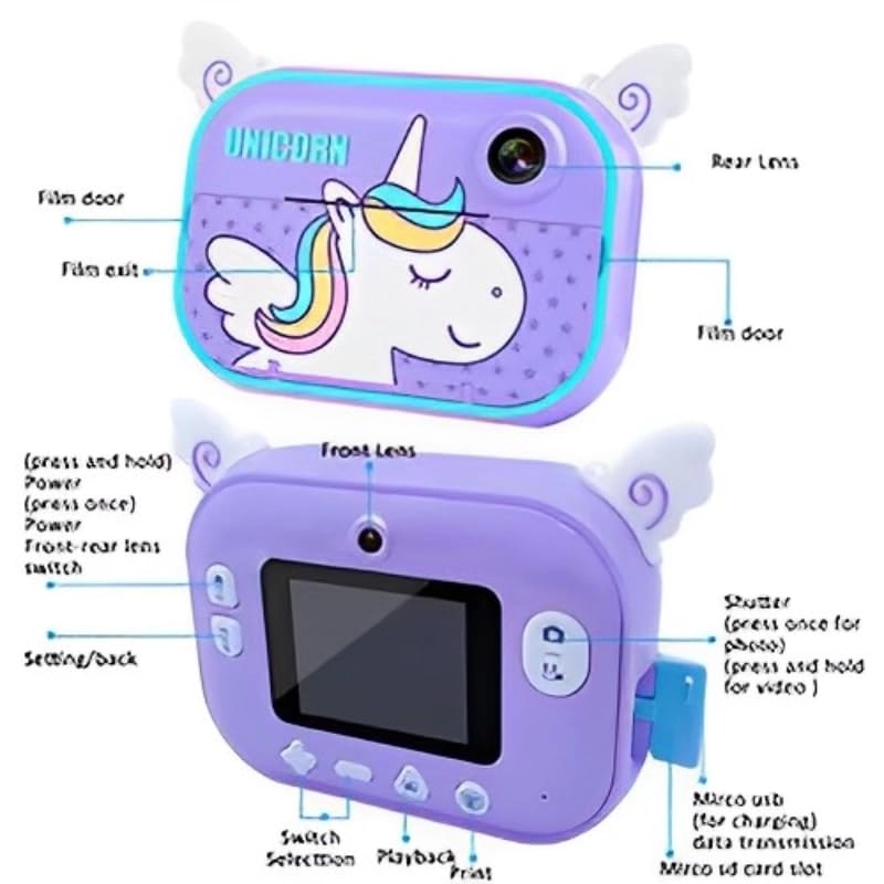 Kids Instant Print Camera