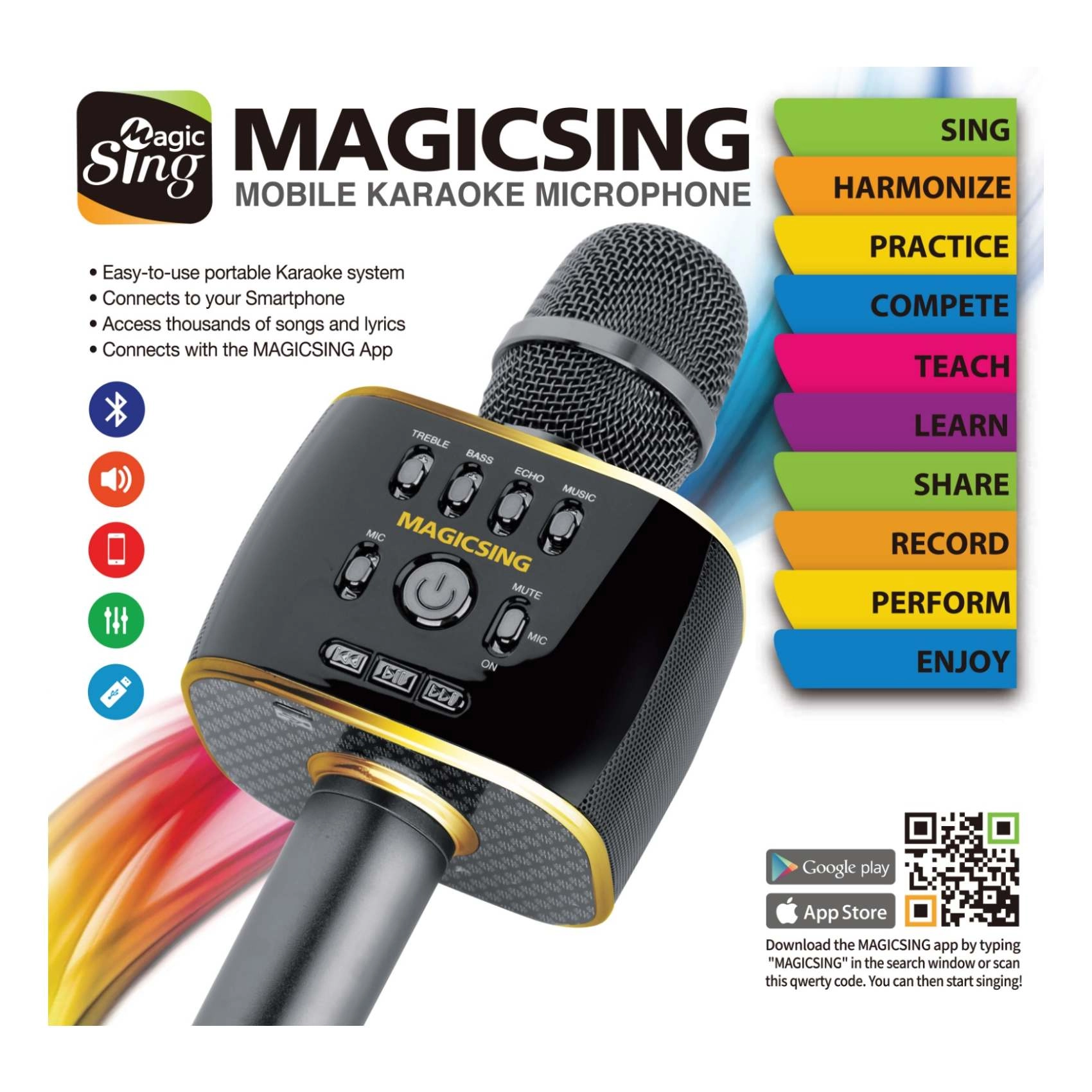 MP30 PRO - Mobile Karaoke Bluetooth 2200mAh