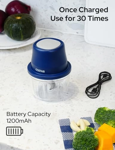 Mini Electric Chopper - 350ML USB Rechargeable