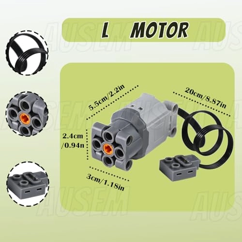 L Motor + AA Battery Box + AAA Battery Box - 4 pcs