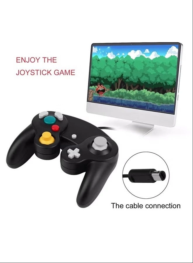 USB Game Controller - Black Nintendo Gamecube/Wii