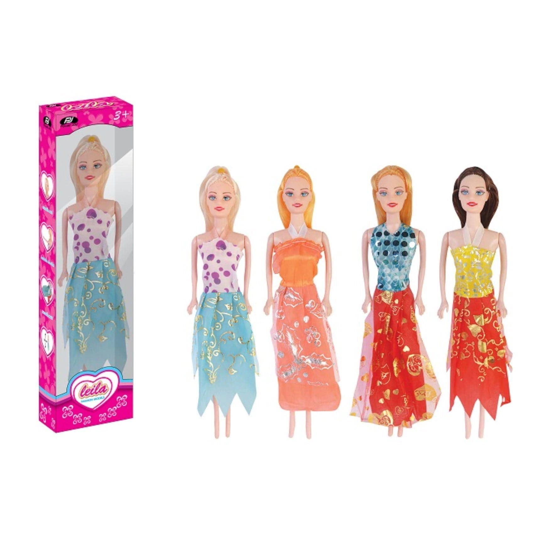 Leila Fashion Doll - Assorted 1pc Multicolor Ages 3+