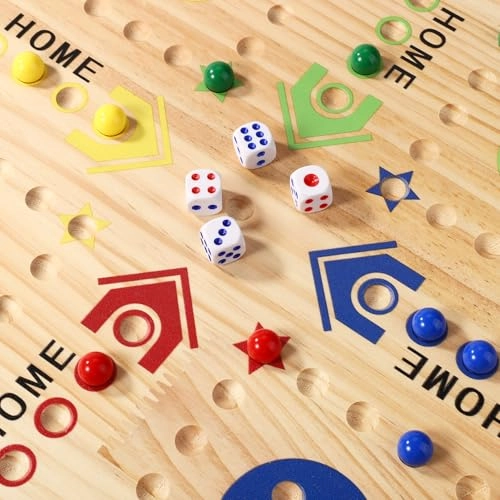Marble Board Game - English, Farsi, Swedish 3 years and up 38 Pieces