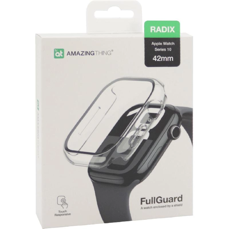 Smartwatch Fit Case for Apple Watch Series 10 46mm - Glass Transparent