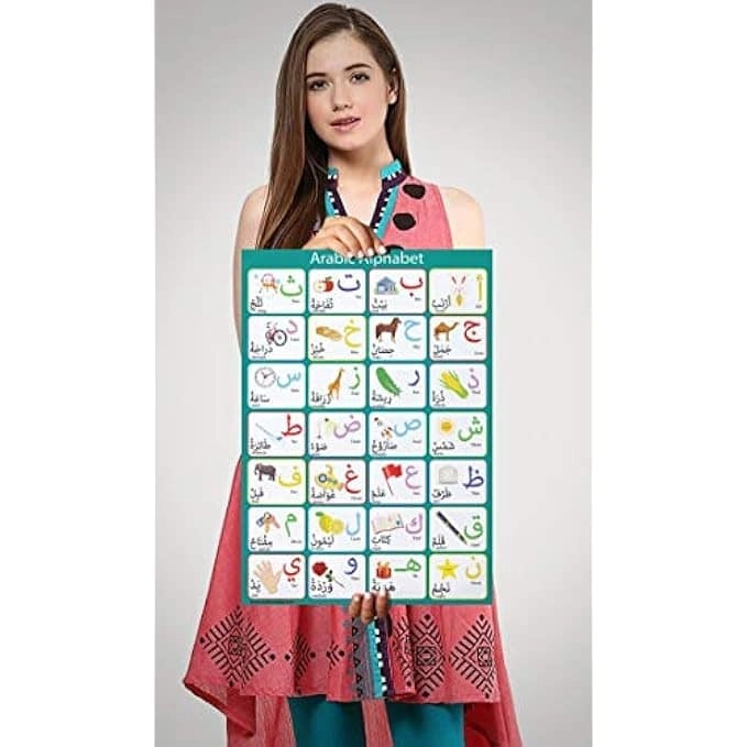 Arabic Letters Poster - Arabic Alphabet Wall Art