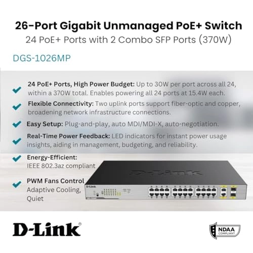 DGS-1026MP 26-ports
