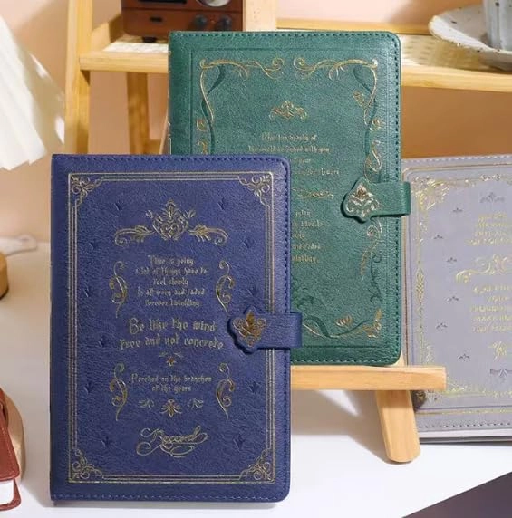 Mini Transparent Binder Spiral Diary Notebook