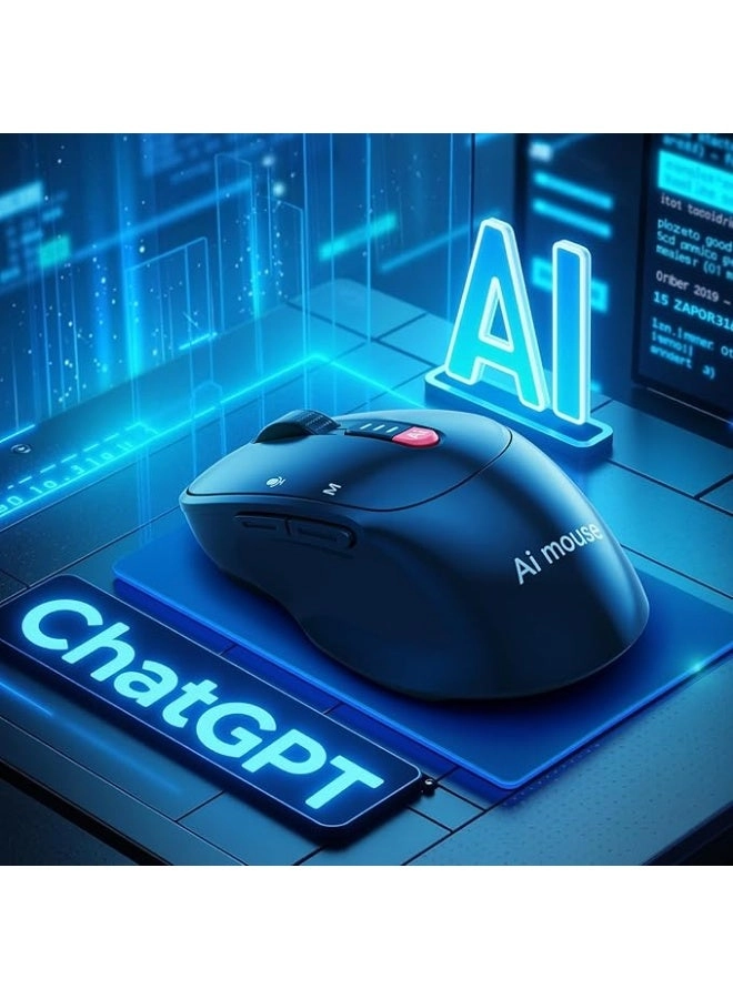 AI GPT Mouse - 2.4G + BT1 + BT2