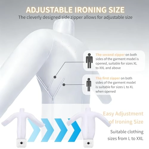 Automatic Ironing Machine - Time & Temperature Adjustable No-Hands Wrinkle Remover