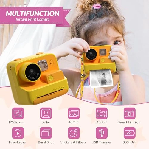 Kids Camera - 48MP 1080P