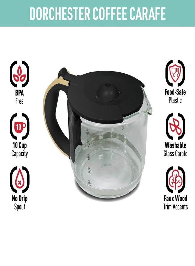 Replacement Glass Carafe Pot - 10-Cup