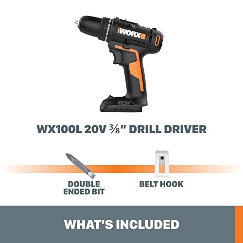 WX100L.9 - 20V 3/8" Drill/Driver