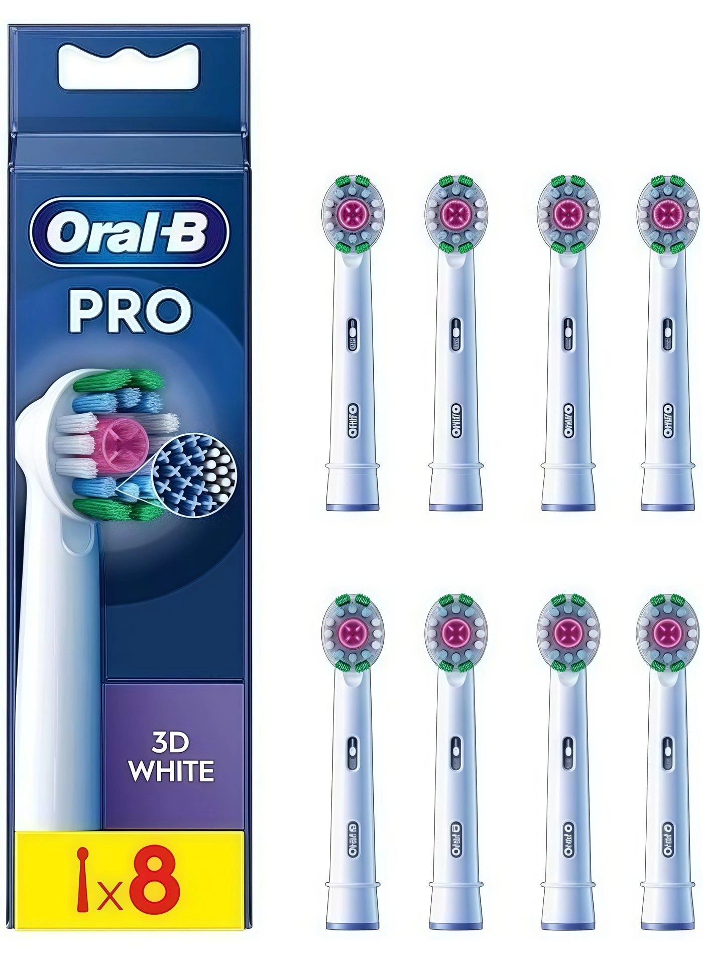 Sensitive Clean - Pack of 8 Extra Soft Bristles