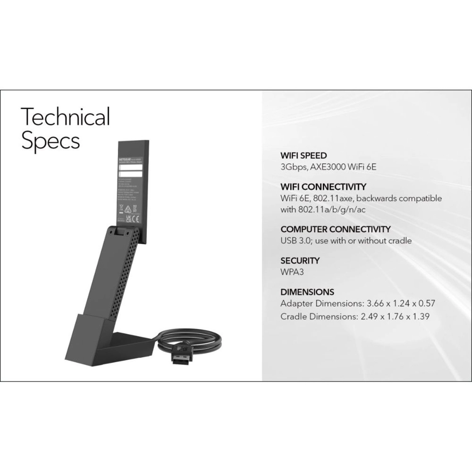 A8000 - WiFi 6E USB 3.0 Wireless