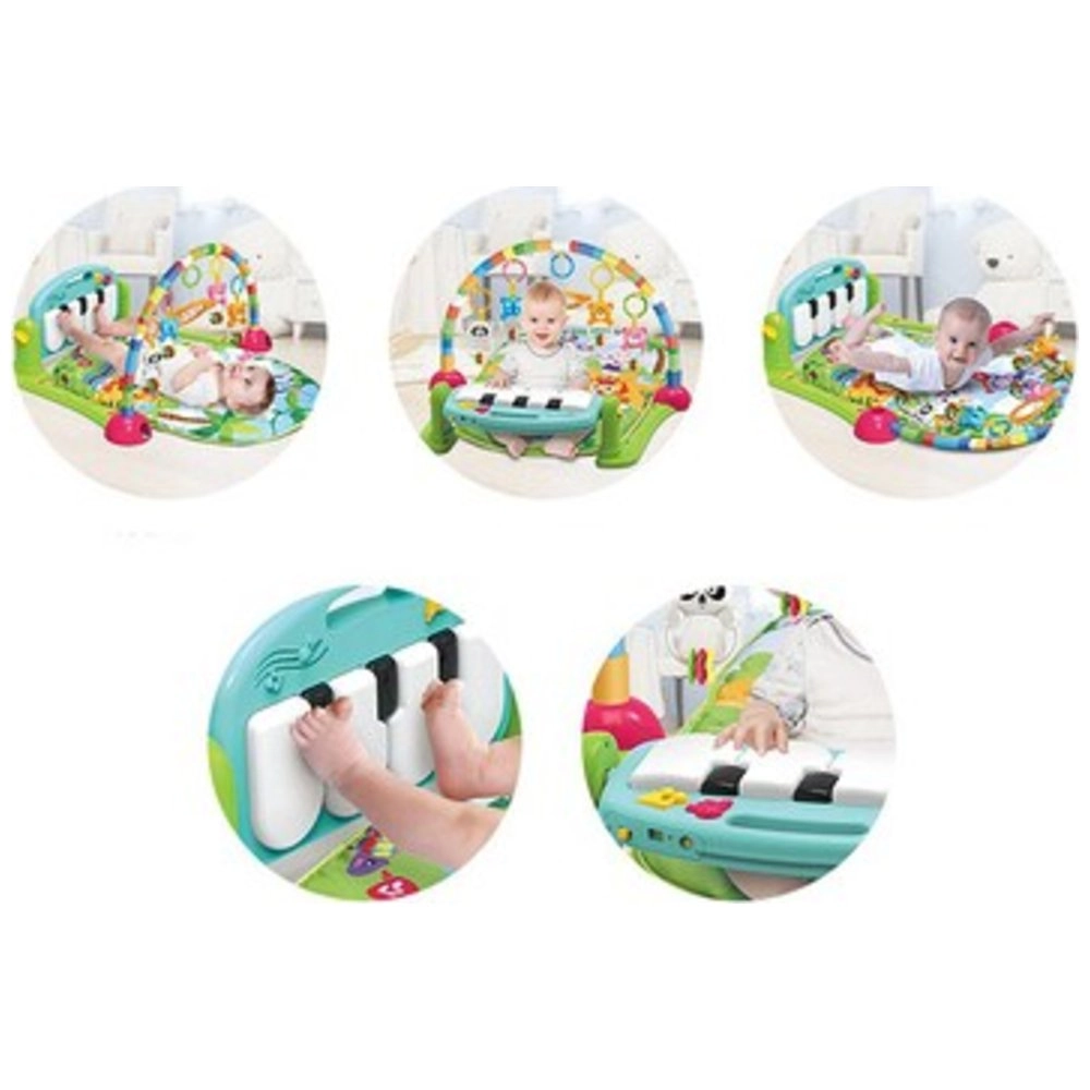 Baby Play Gym Piano Mat - Pink Newborn up to 12 months