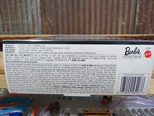 Society Girl Doll - Collector Edition Style Set Collection Ages 15+