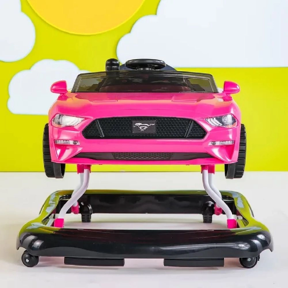 Ford Mustang 4-in-1 - Baby Activity Walker Pink
