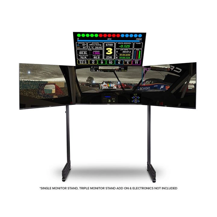 Elite Freestanding Complete Quad Monitor Stand