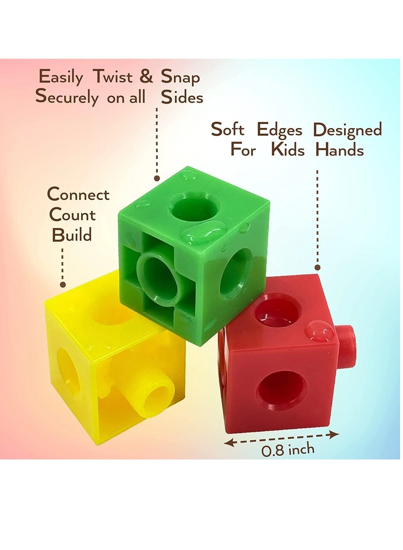 Linking Cubes - 3+ Years 100 pieces