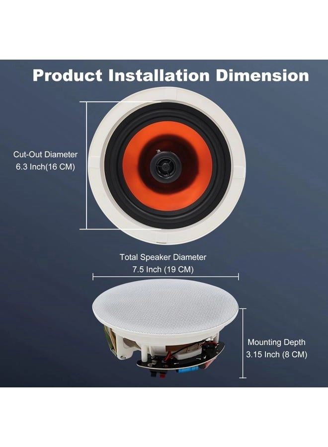 Bluetooth Ceiling-Speakers - 4.2 600 Watt