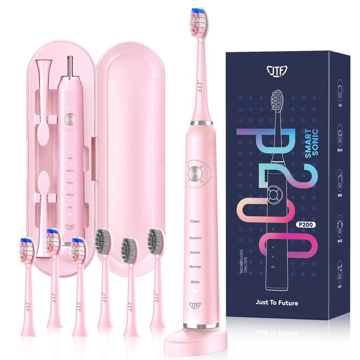 P200 - 6 Brush Heads Travel Case 60 Days