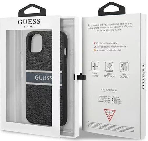 GUESS GUHCP13M4GDGR Leather Hard Case for iPhone 13