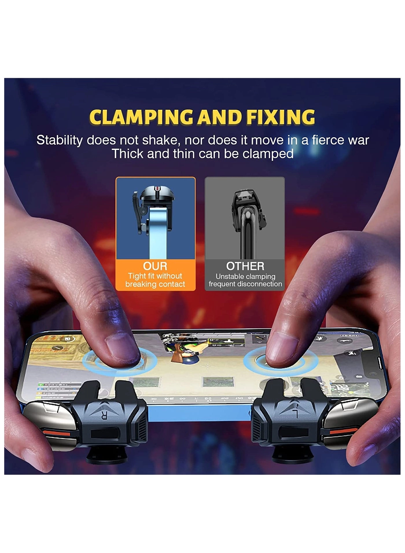 Mobile Game Controller Trigger - PUBG Fortnite Call of Duty