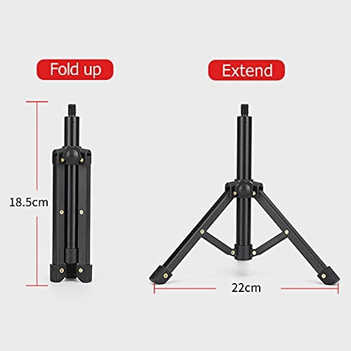 Tabletop Microphone Tripod - metal mic holder 3/8 screw thread