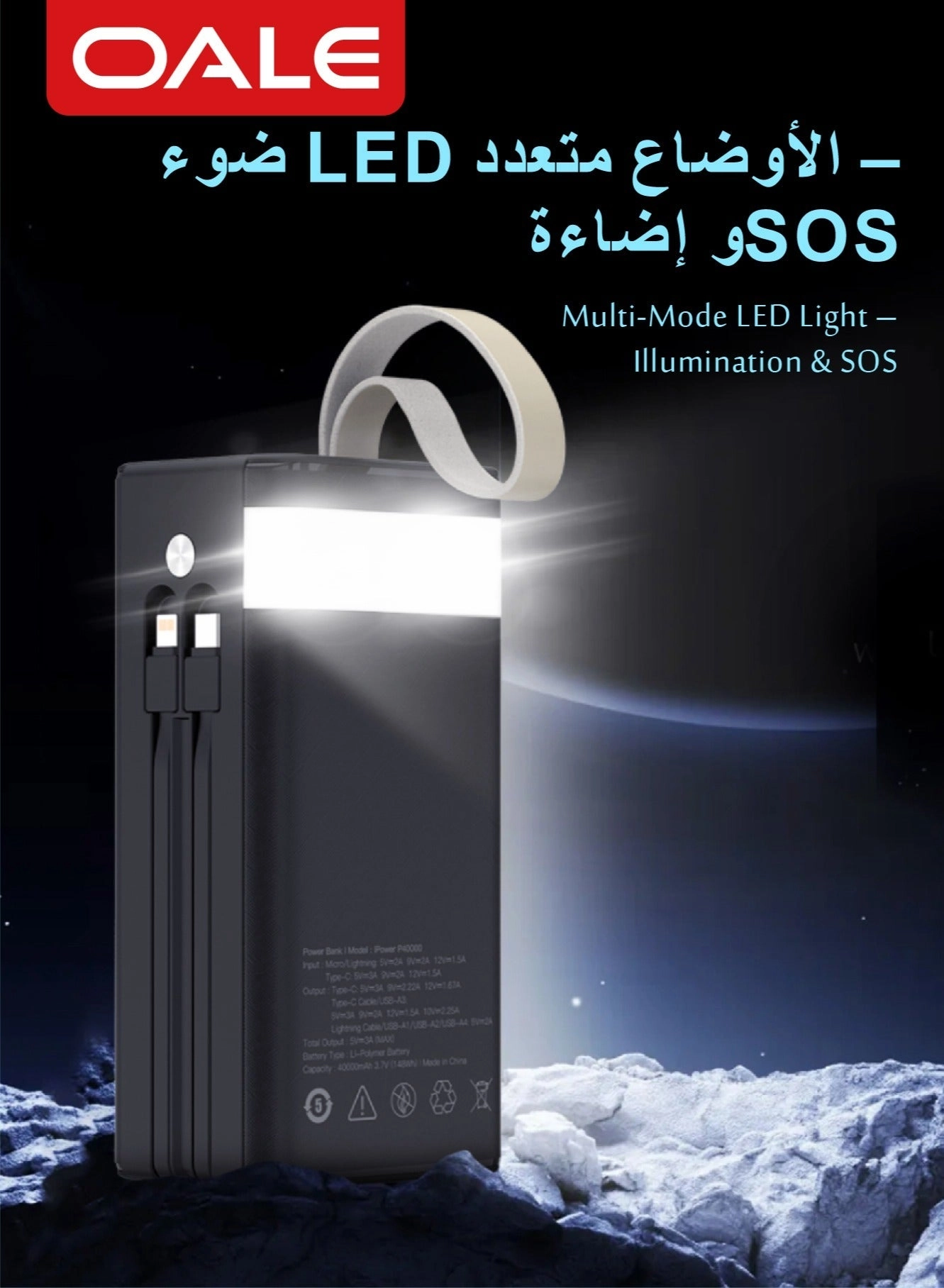 iPower P40000 - 40000mAh 22.5W Fast charging