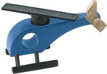 PRO TECHnology Wooden Helicopter - Educational Spins under sunlight