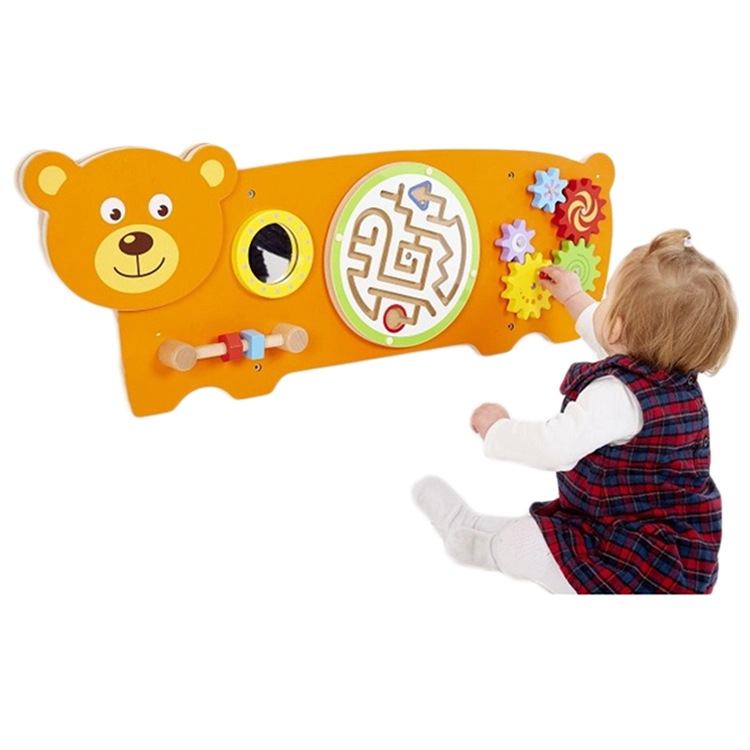Wooden Bear Wall Toy - Suitable for 12 months & above