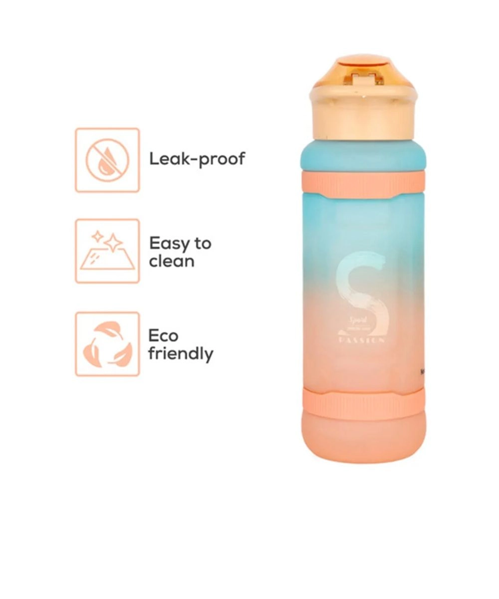 Water Bottle With Straw 1000 ml