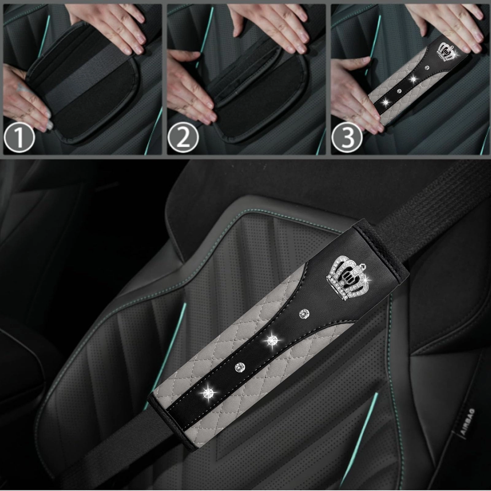 Bling Car Accessories Set