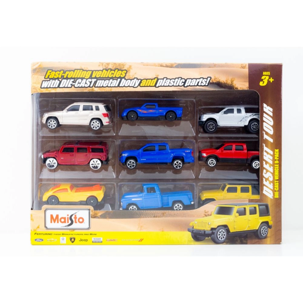 Maisto Fresh Metal car - 9 pcs Pack