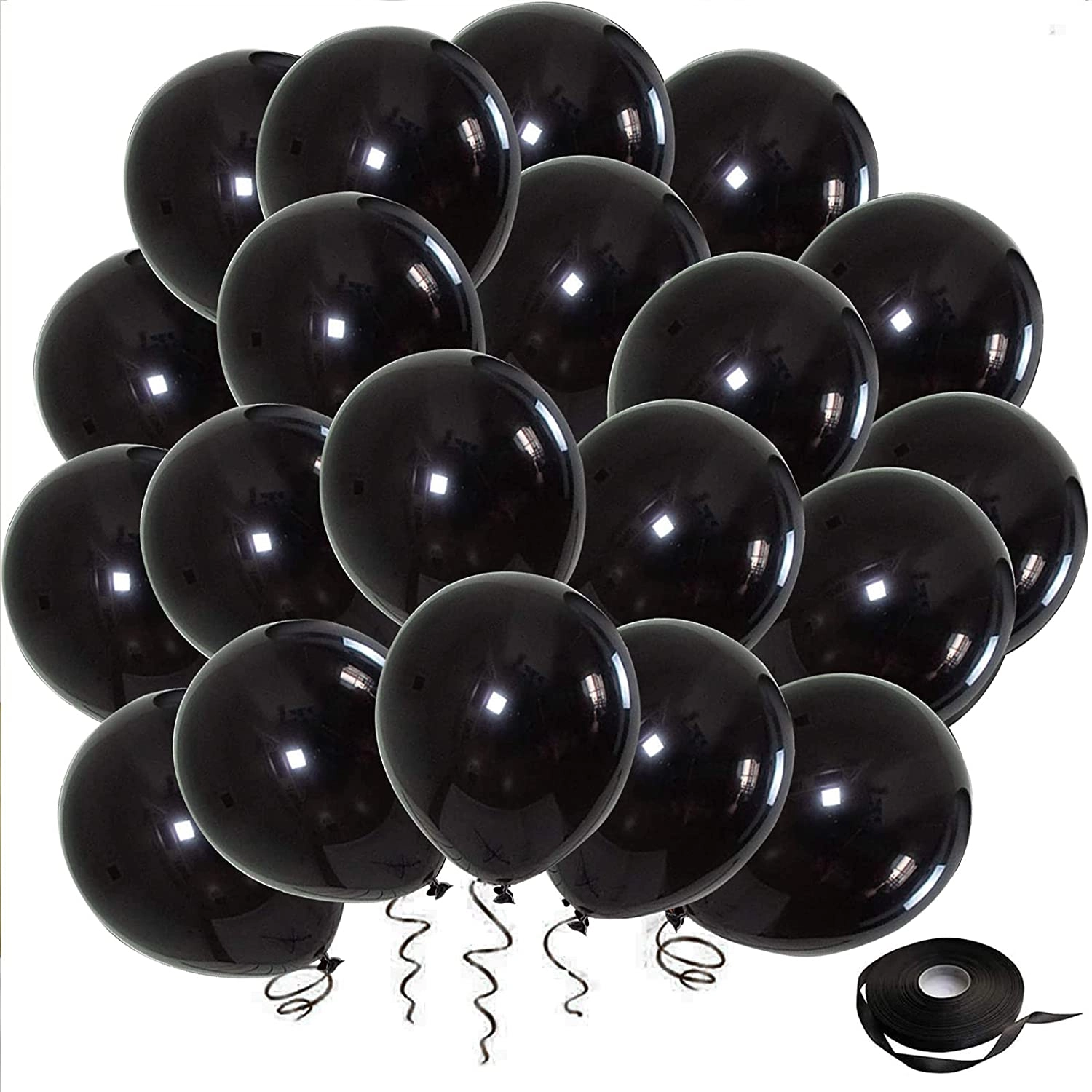 Mufaens Latex Balloons - 50-Pieces Engagement Graduation Wedding Birthday