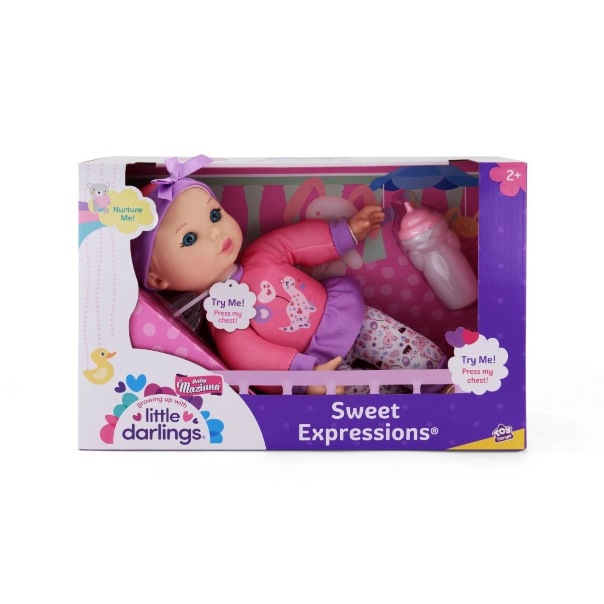 Sweet Expressions Doll - 11 inches Pink Ages 3+