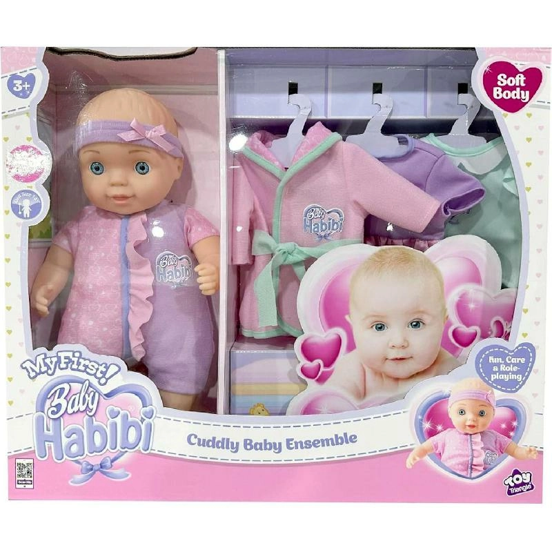Baby Habibi Cuddly Baby Ensemble - 14" (Height) Plastic Ages 3+