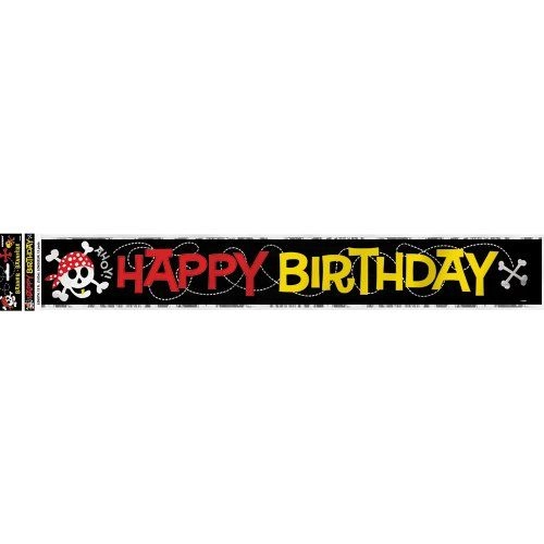 Party Zone Pirate Fun Foil Banner - 12ft