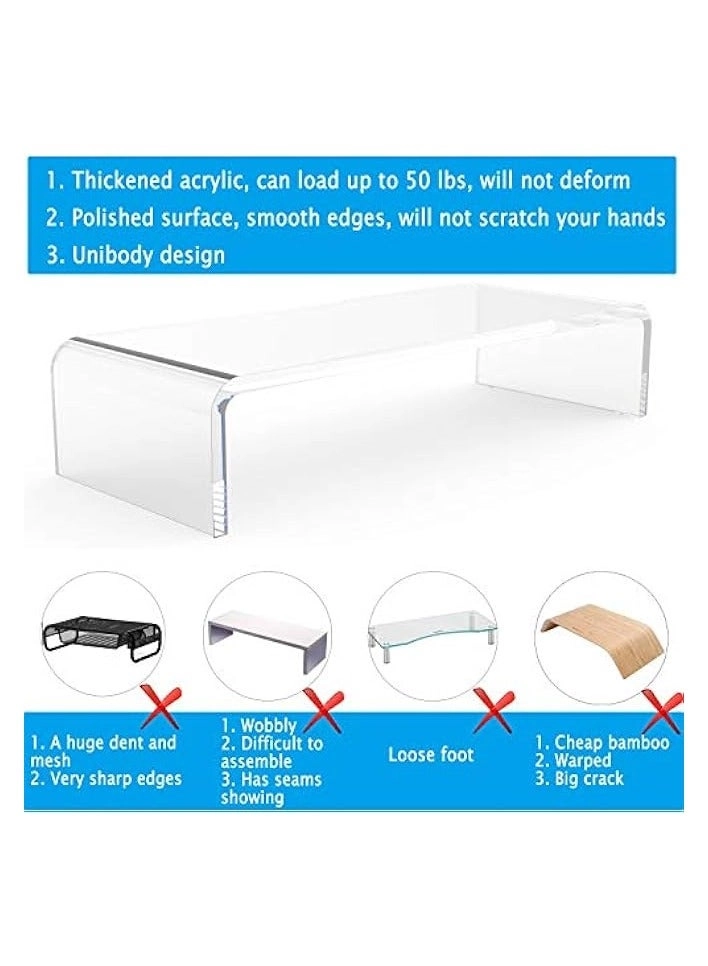 Clear Computer Stand