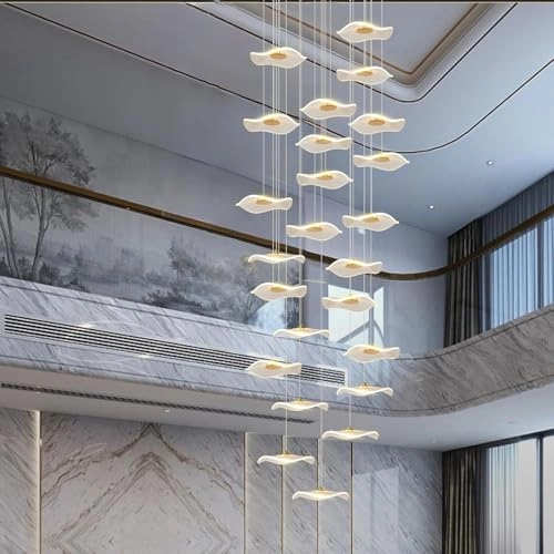 Extra Long Stairwell Chandelier - 3inches to 80inches