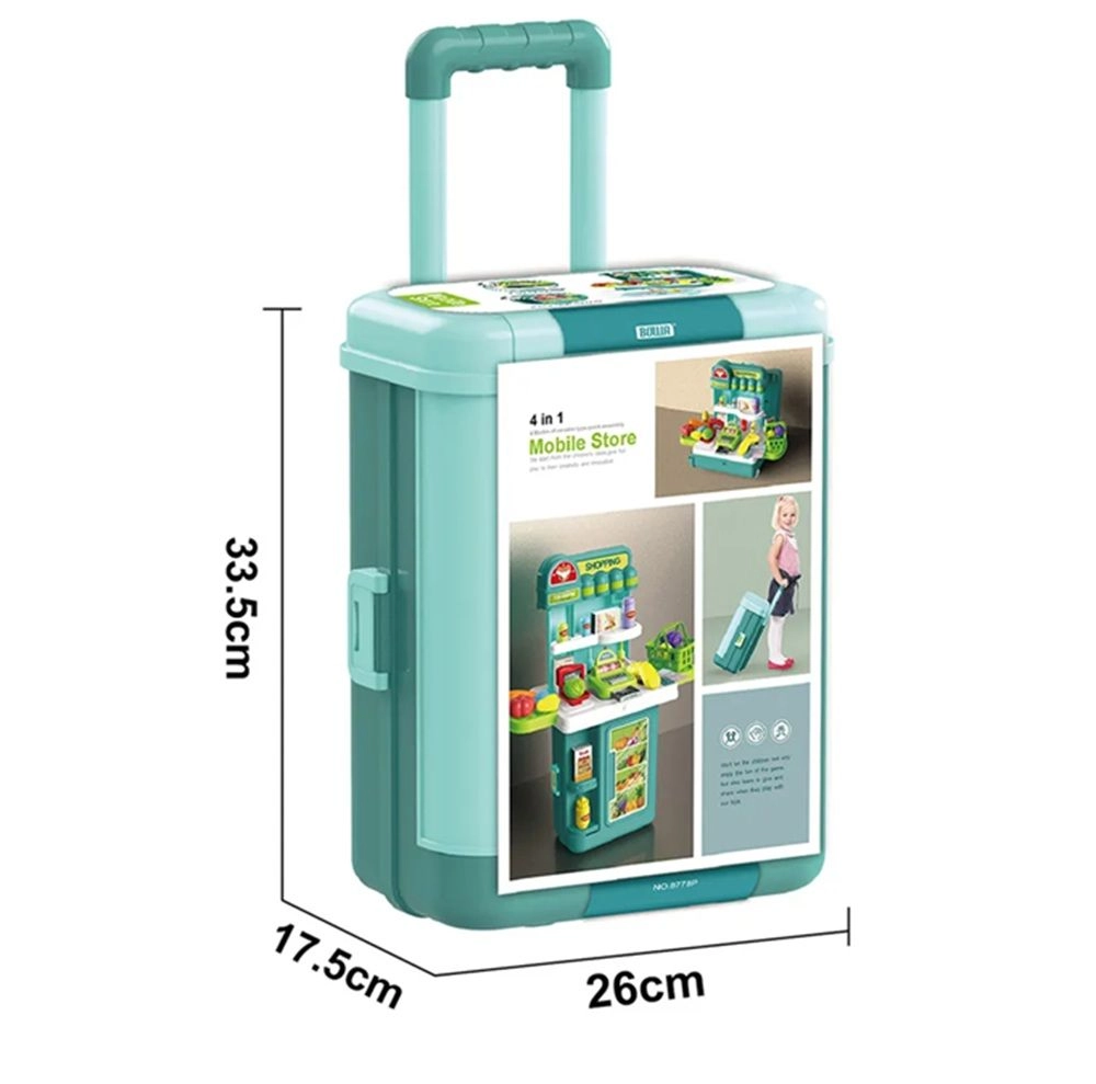 4-in-1 Supermarket Trolley Case