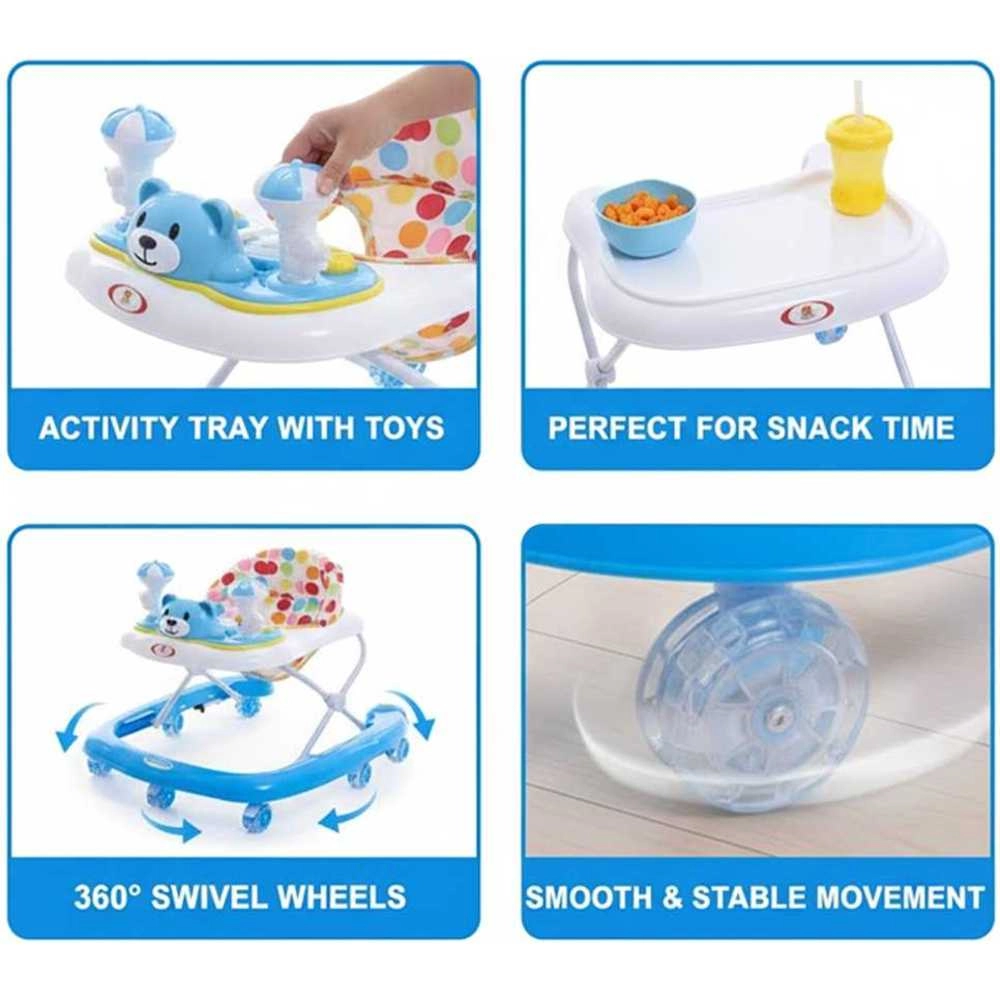 Baby Walker - With Wheels 3 Height Positions