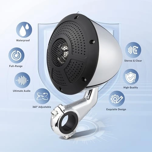 Motorcycle Bluetooth Amplifier & Speakers - 2