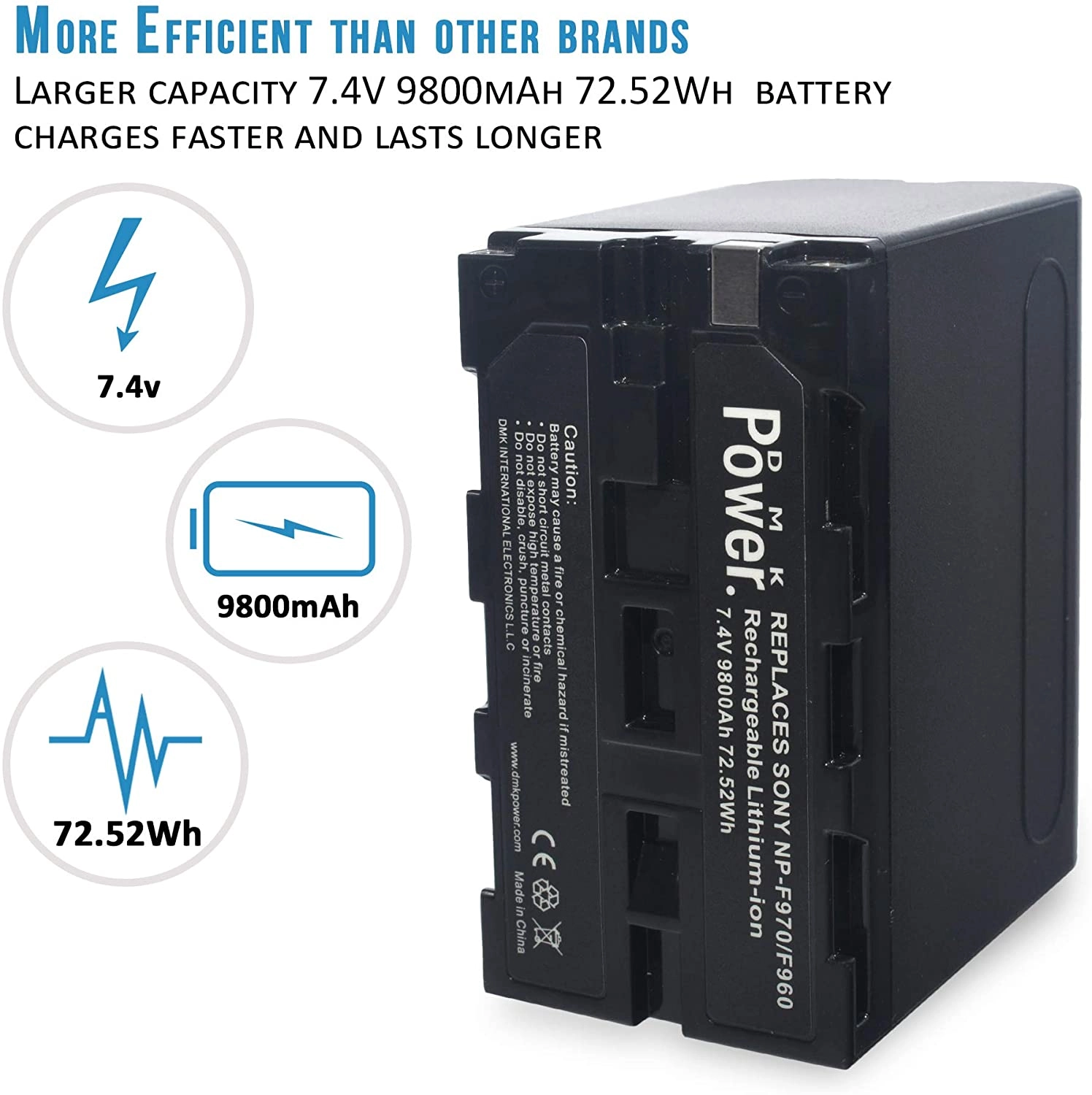 NP-F970 - 9800mAh